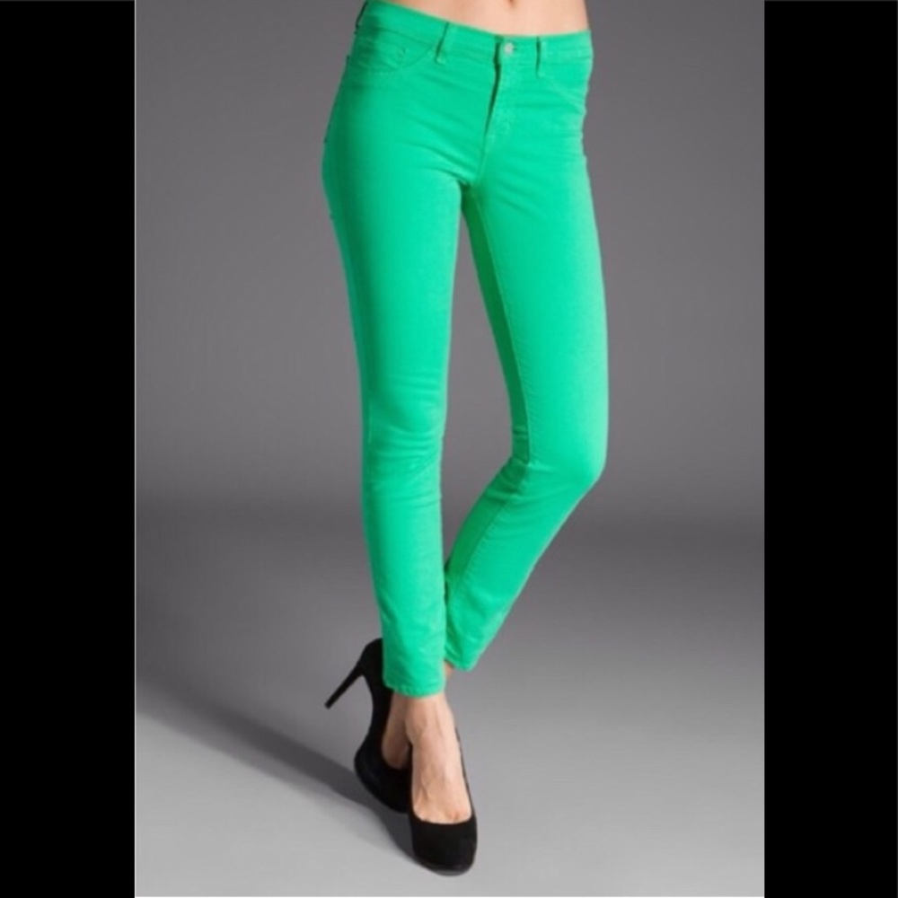 J. Brand Emerald Green Skinny Leg Pant